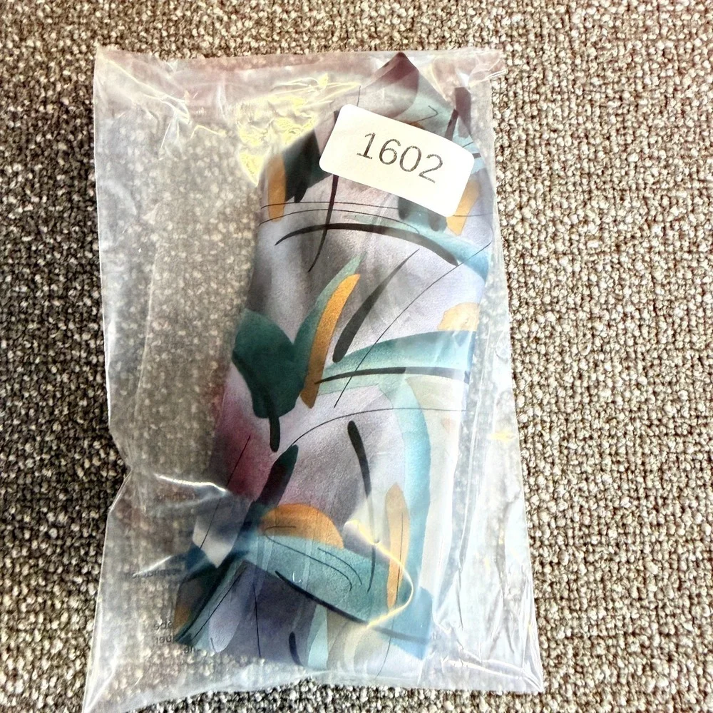J. Garcia Tie Limited Edition In The Park Collection 46 Abstract Silk Necktie